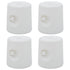Gazebo Weights 4 pcs PE White