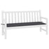 Garden Bench Cushion Anthracite 200x50x4 cm Oxford Fabric