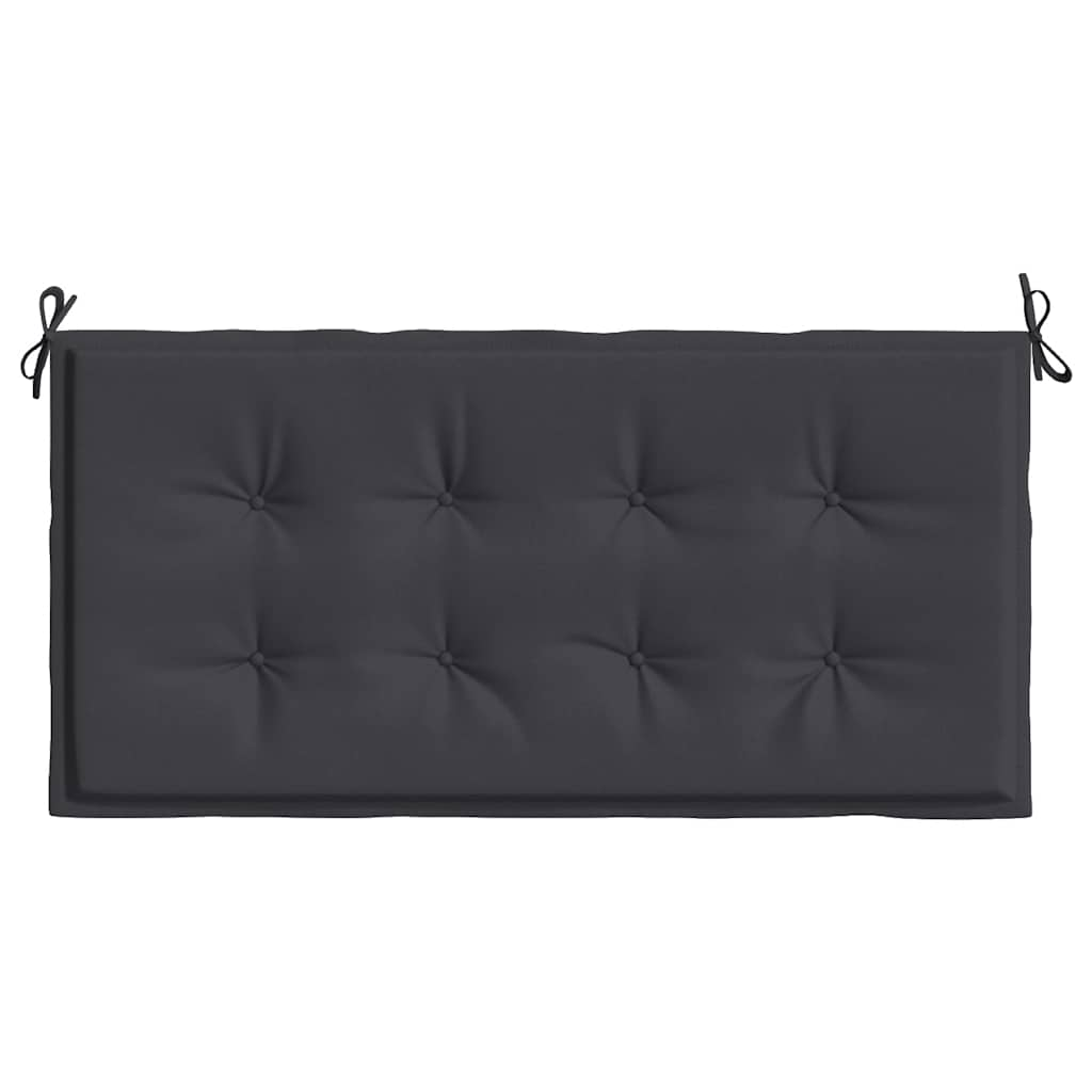 Garden Bench Cushion Black 100x50x4 cm Oxford Fabric