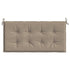 Garden Bench Cushion Taupe 100x50x4 cm Oxford Fabric