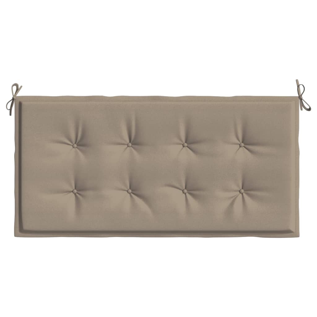 Garden Bench Cushion Taupe 120x50x3 cm Oxford Fabric