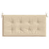 Garden Bench Cushion Beige 100x50x4 cm Oxford Fabric