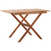 Garden Table 110x67x74 cm Solid Acacia Wood