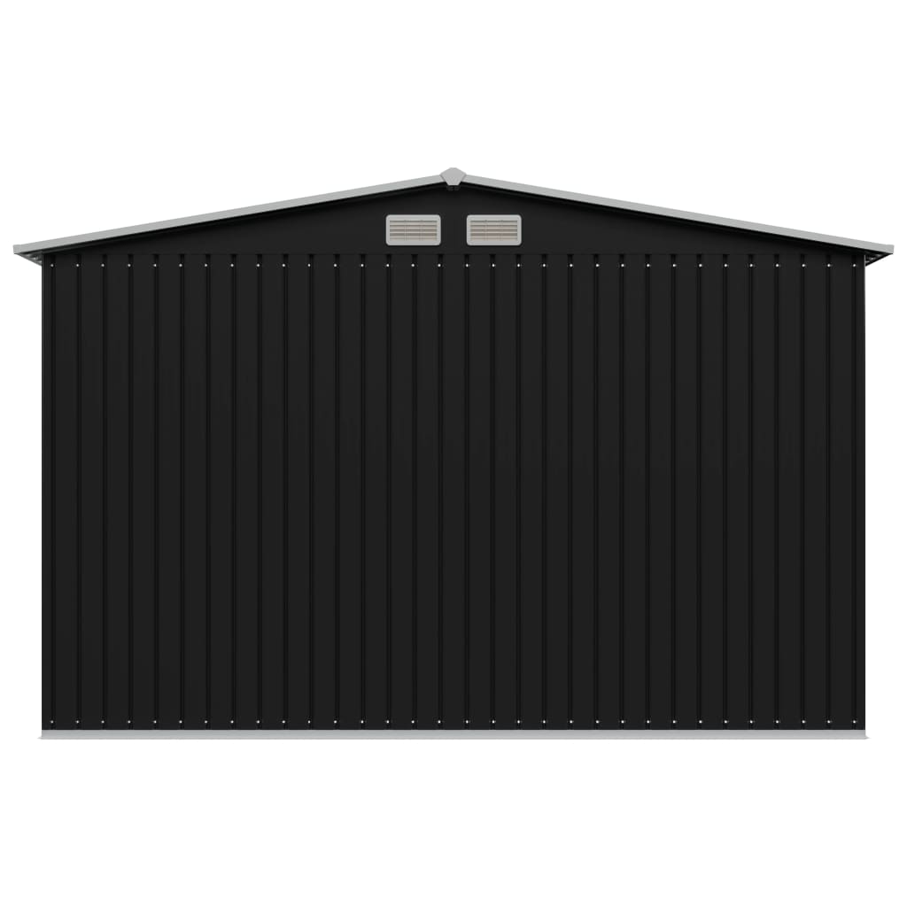 Garden Storage Shed Anthracite Steel 257x205x178 cm