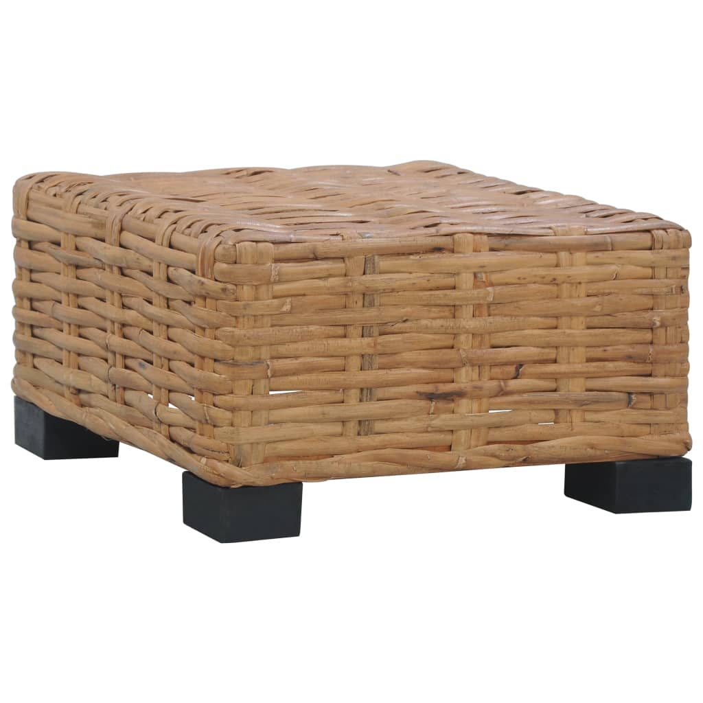 Coffee Table 47x47x28 cm Natural Rattan