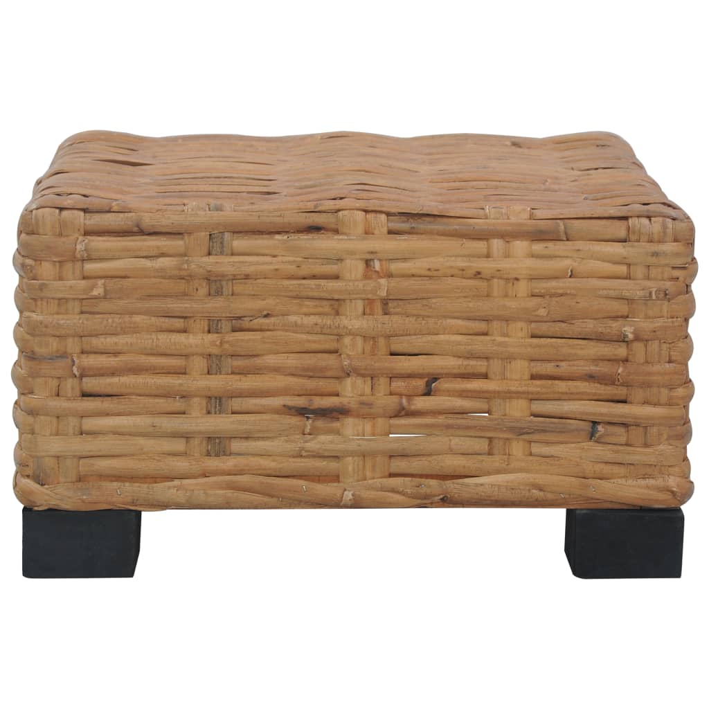 Coffee Table 47x47x28 cm Natural Rattan