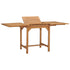 Extending Garden Table (110-160)x80x75cm Solid Teak Wood