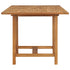 Extending Garden Table (110-160)x80x75cm Solid Teak Wood