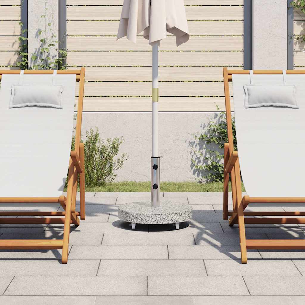 Parasol Base Granite 30 kg Round Grey