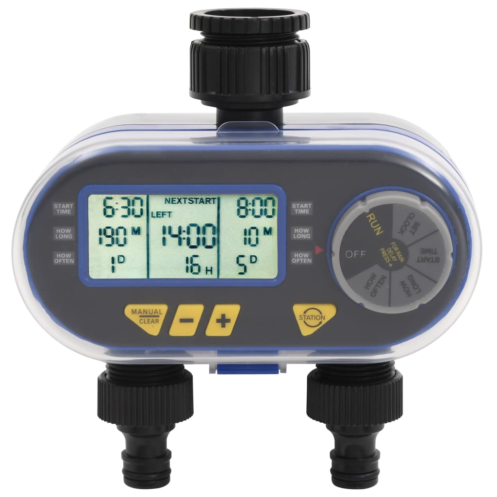 Automatic Digital Water Timer with Dual Outlet