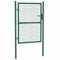 Fence Gate Steel 100x125 cm Green