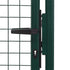 Fence Gate Steel 100x125 cm Green