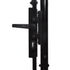 Fence Gate Double Door with Spike Top Steel 3x2 m Black