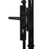 Fence Gate Single Door with Spike Top Steel 1x1.2 m Black