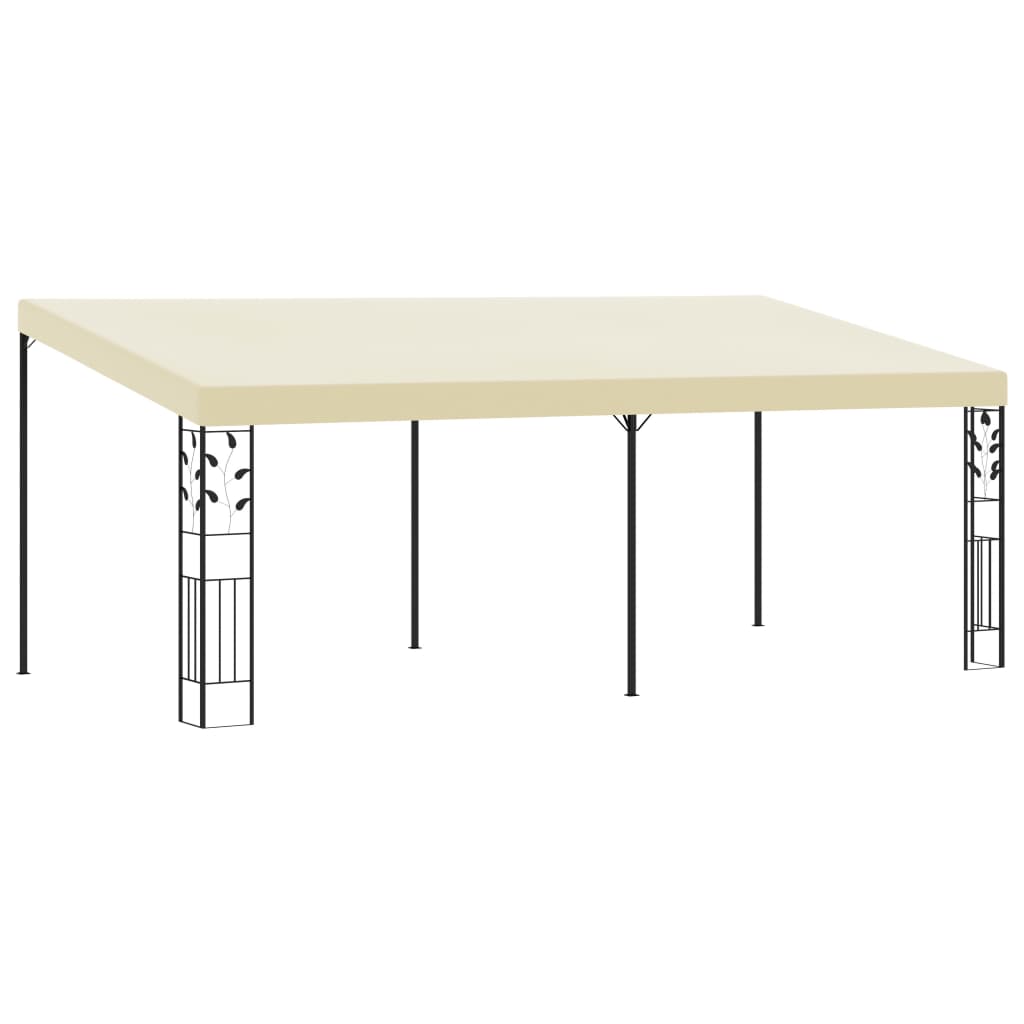 Wall-mounted Gazebo 6x3x2.5 m Cream