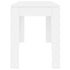 Dining Table White 120x60x76 cm Engineered Wood