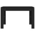 Dining Table Black 120x60x76 cm Engineered Wood