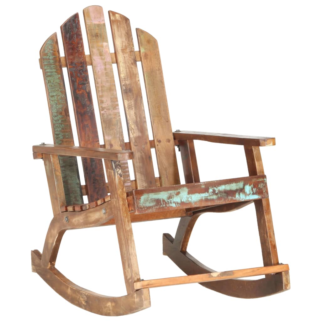 Garden Rocking Chair Solid Reclaimed Wood