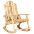 Garden Rocking Chair Solid Mango Wood