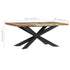 Dining Table 180x90x76 cm Solid Reclaimed Wood