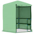 Greenhouse with Shelves Steel 227x223 cm