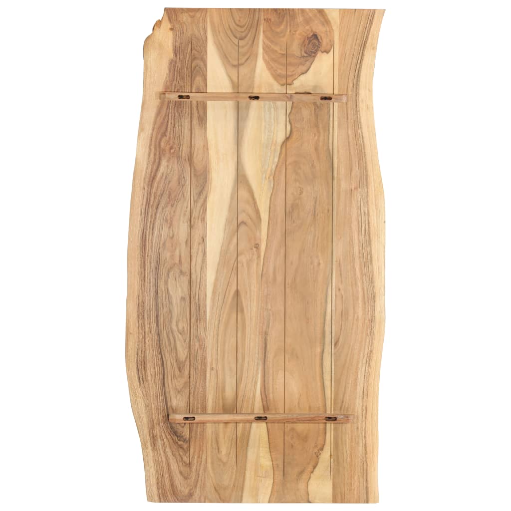 Table Top Solid Acacia Wood 118x(50-60)x2.5 cm