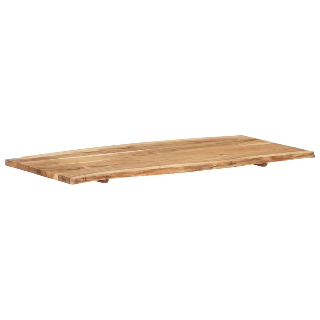 Table Top Solid Acacia Wood 118x(50-60)x2.5 cm