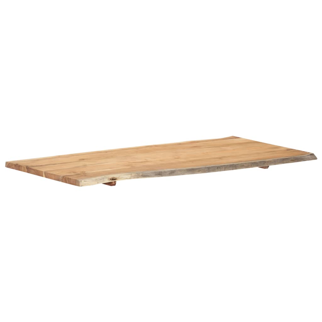 Table Top Solid Acacia Wood 118x(50-60)x2.5 cm