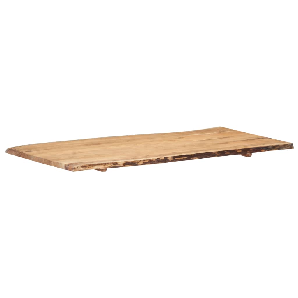 Table Top Solid Acacia Wood 118x(50-60)x2.5 cm