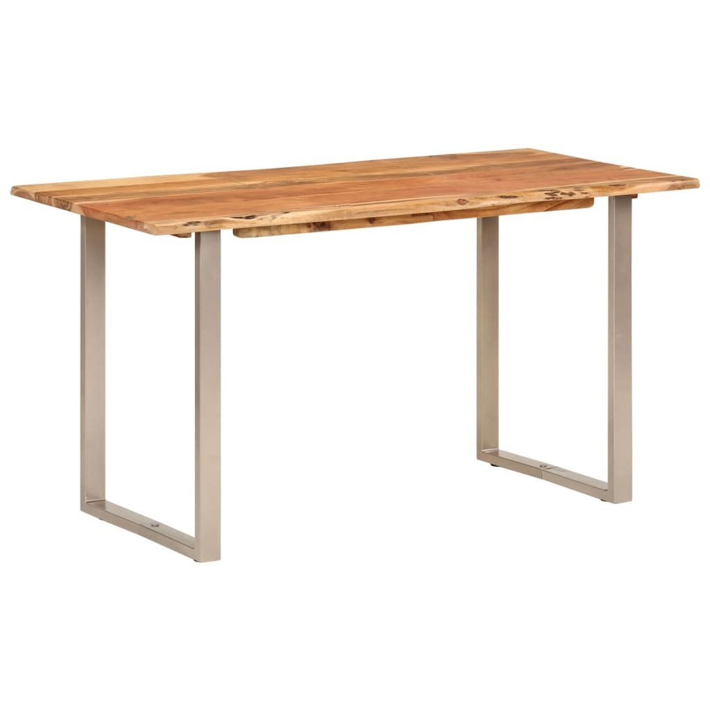 Dining Table 140x70x76 cm Solid Acacia Wood