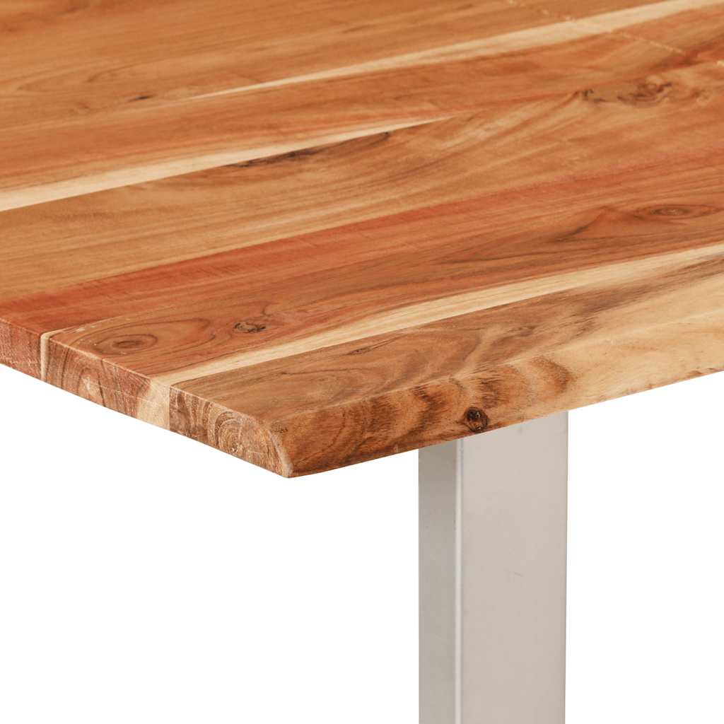 Dining Table 140x70x76 cm Solid Acacia Wood