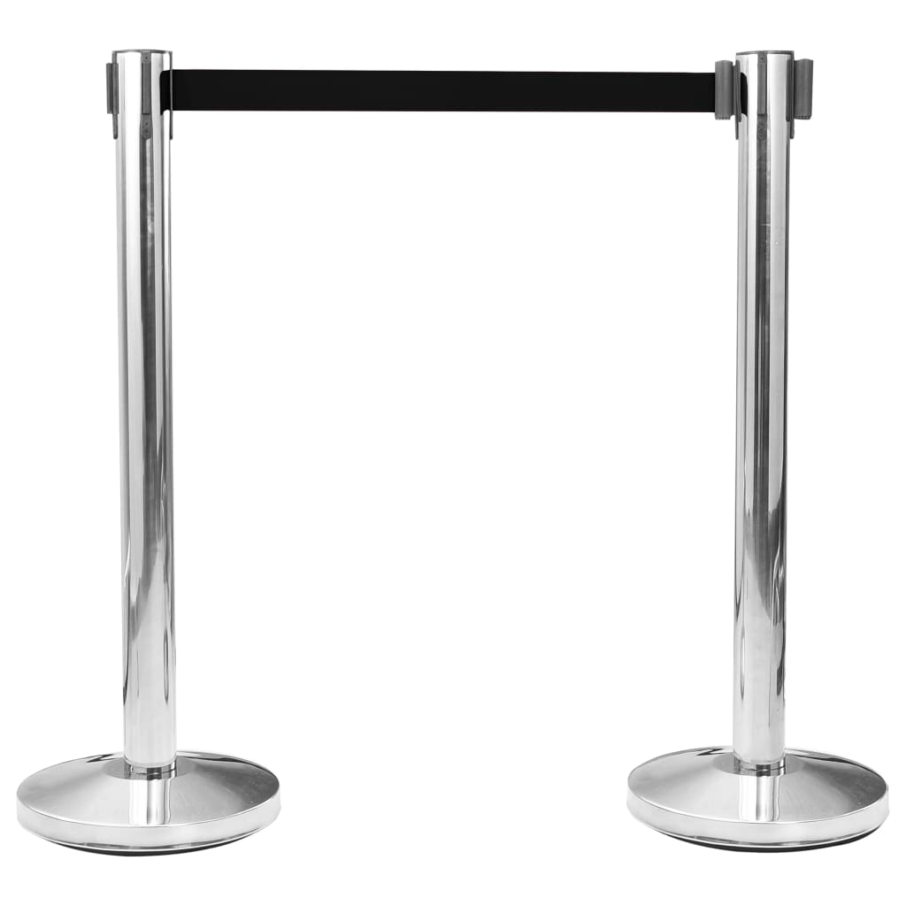 Retractable Belt Barrier 200 cm Black