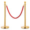 Stanchion Stand Rope Red and Golden Velvet