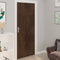 Self-adhesive Door Films 2 pcs Dark Oak 210x90 cm PVC