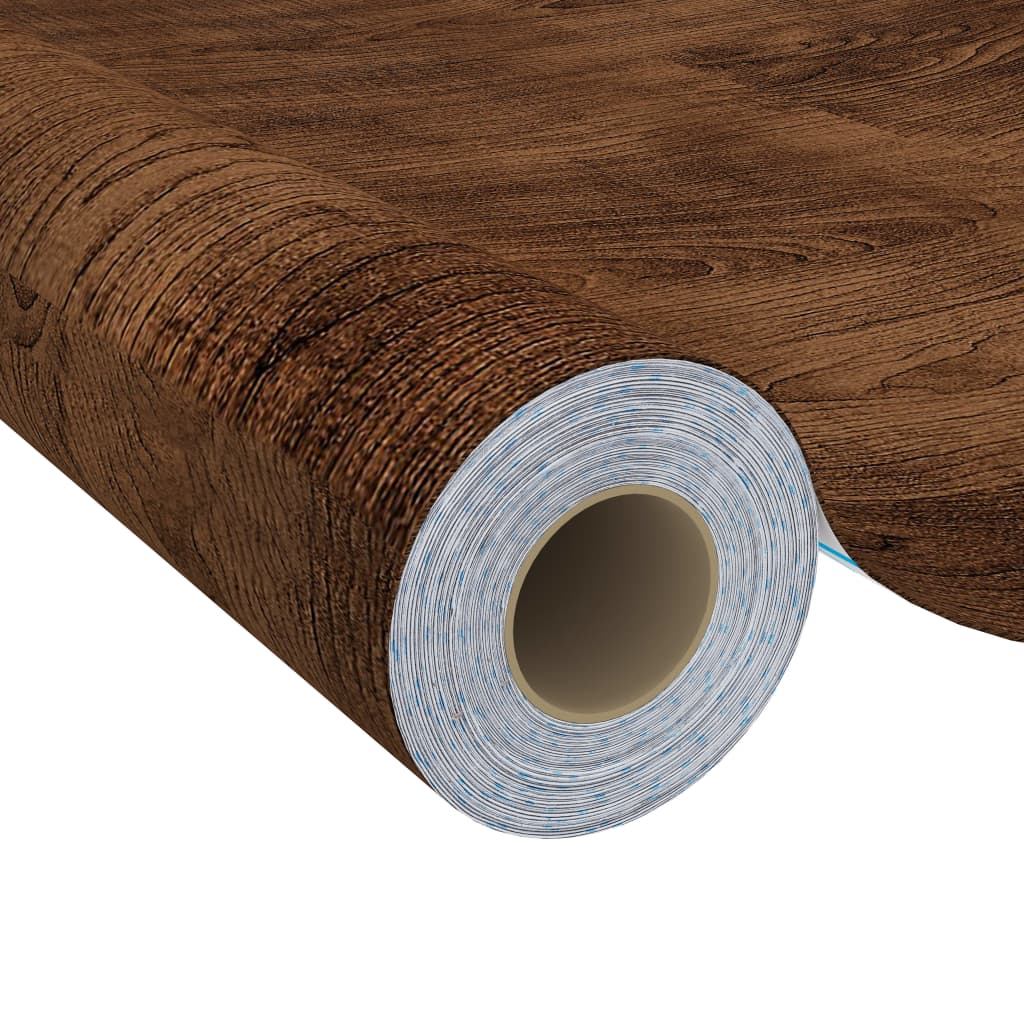 Self-adhesive Furniture Film Dark Oak 500x90 cm PVC