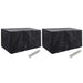 Garden Furniture Covers 2 pcs 8 Eyelets 180x70x90 cm