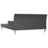 2-Person Garden Sun Bed with Cushions Poly Rattan Black