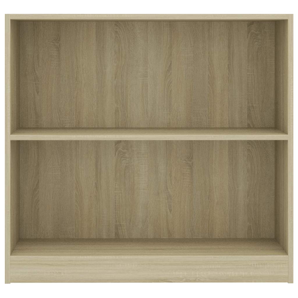 Bookshelf Sonoma Oak 80x24x75 cm Engineered Wood