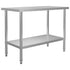 Kitchen Work Table 120x60x85 cm Stainless Steel