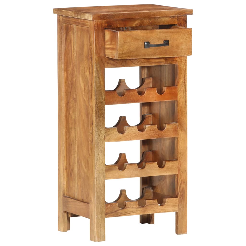 Wine Cabinet 40x30x80 cm Solid Acacia Wood