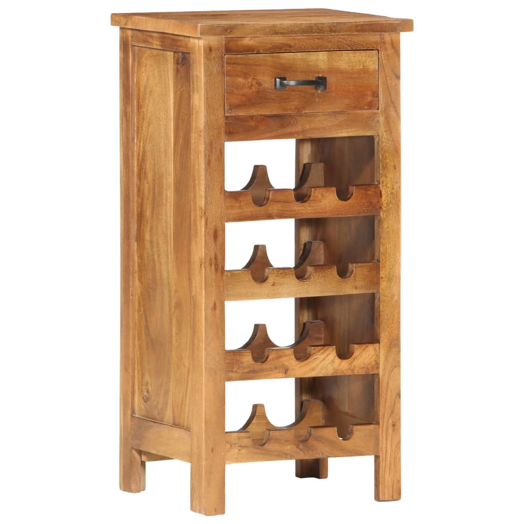 Wine Cabinet 40x30x80 cm Solid Acacia Wood