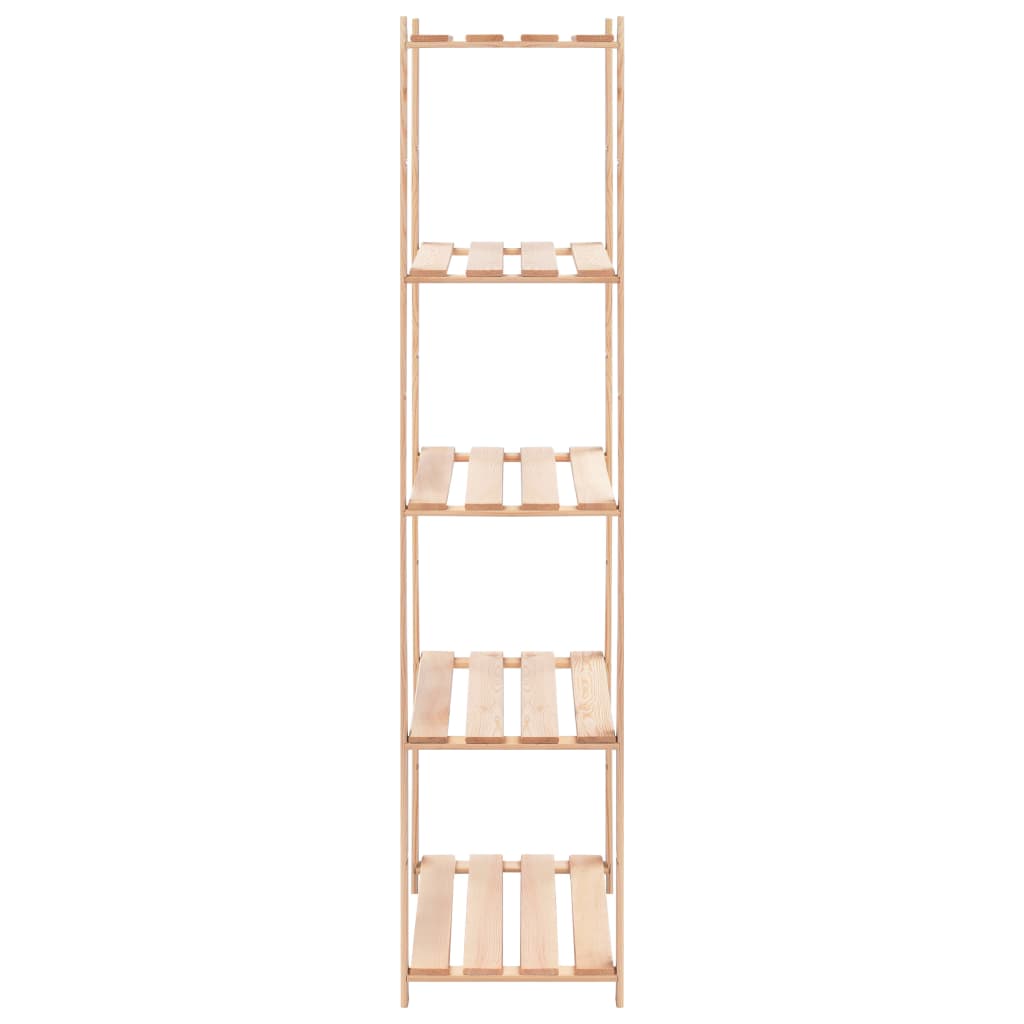 5-Tier Storage Racks 2 pcs 80x38x170 cm Solid Wood Pine 250 kg