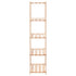 5-Tier Storage Racks 2 pcs 80x38x170 cm Solid Wood Pine 250 kg