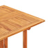 Folding Butterfly Garden Table 150x90x75 cm Solid Teak Wood