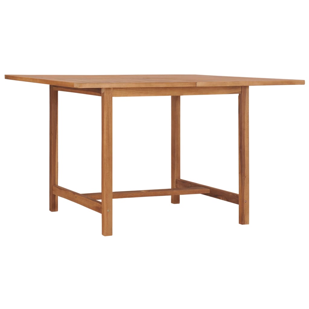 Garden Table 120x120x75 cm Solid Teak Wood