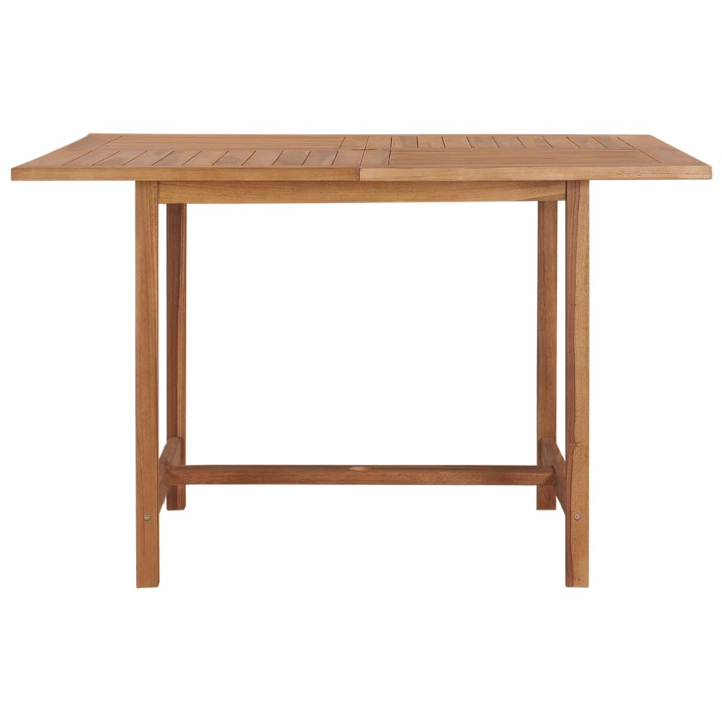 Garden Table 120x120x75 cm Solid Teak Wood