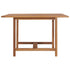 Garden Table 120x120x75 cm Solid Teak Wood