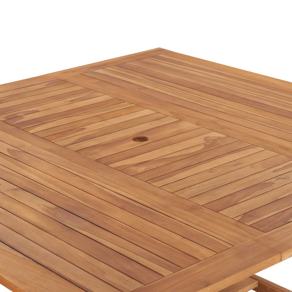 Garden Table 150x150x76 cm Solid Teak Wood