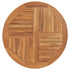 Table Top Solid Teak Wood Round 2.5 cm 80 cm