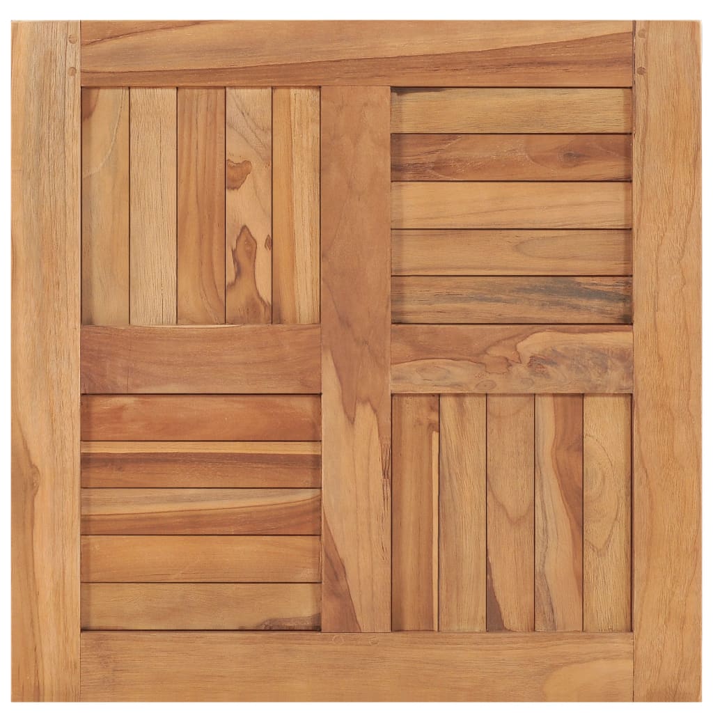 Table Top Solid Teak Wood 60x60x2.5 cm